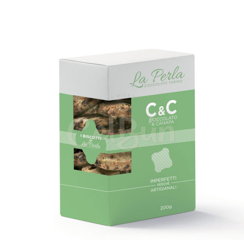 Cioccolato & Canapa - Biscotto con farina di canapa - 200g